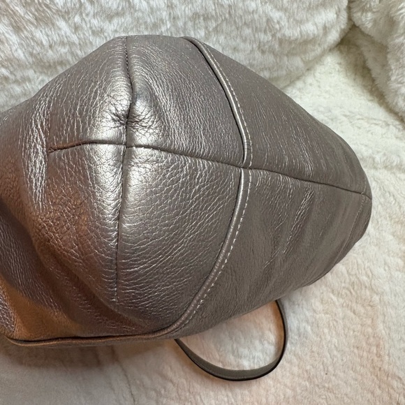 Coach Park Leather 2-way Hobo Metallic Bag - Picture 12 of 17